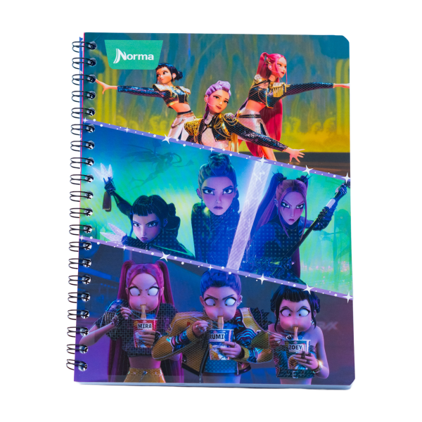 CUADERNO PROF. GUERRERAS K-POP NORMA RAY ESP. 100H. C.(25)
