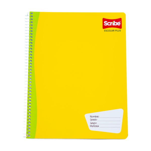 CUADERNO PROF. ESCOLAR SCRIBE 7973 C/7MM ESP.100H. C(36)