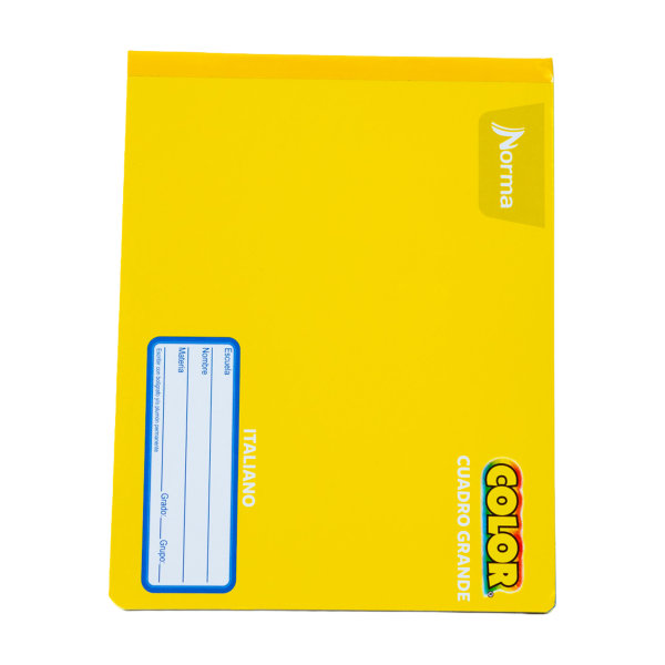 CUADERNO ITAL. COLOR NORMA 581298 C/7MM. COS. 100H. C(50)