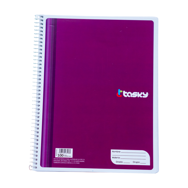 CUADERNO PROF. TASKY C/5MM. ESP. 100H.  C.(25)
